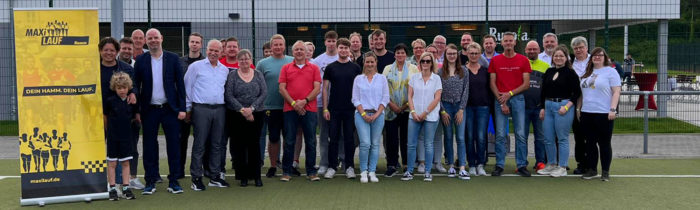 Gruppenbild von Helferparty